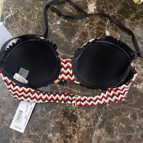 Beach Bunny Life is a Highway Bikini Top in Red, Black, and White - Picture 4 of 8